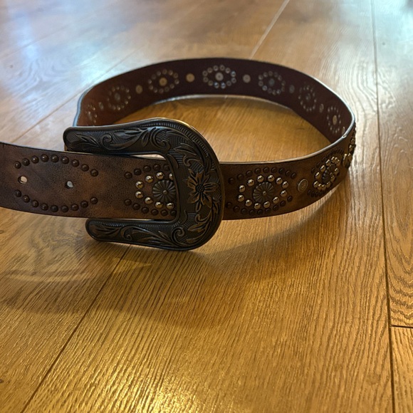 Nocona Accessories - Women’s Nocona Brown Embossed Belt